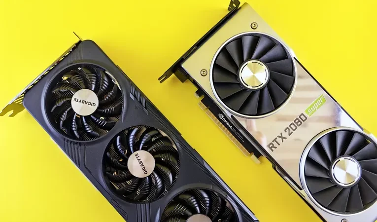 Two modern graphics cards, illustrating the VRAM buying guide