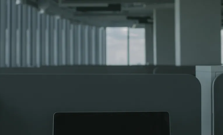 Laptop displaying cyber security text, illustrating how to spot a phishing email