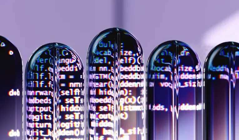 Abstract 3D render representing AI-generated imagery and language models